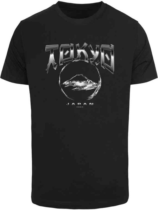 Mister Tee - Tokyo Chrome Heren T-shirt - M - Zwart