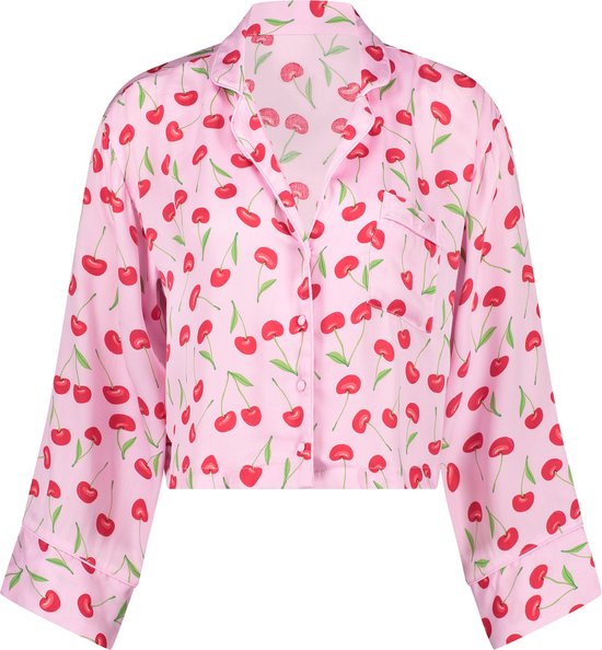 Hunkemöller Pyjama top Twill Roze XL