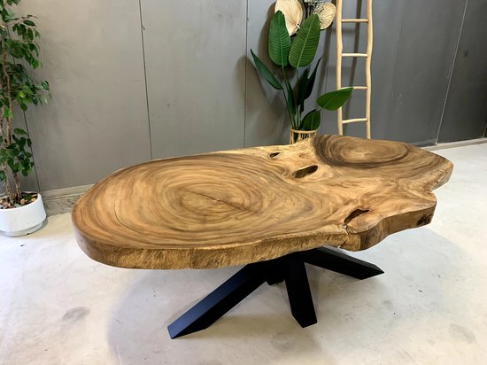 Table tronc d'arbre Suar | 215 x 120 cm
