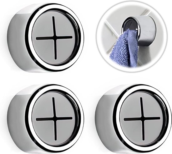 Towviy Zelfklevende haken, 4 stuks, zelfklevende haken, waterdichte handdoekhouder, schattige zelfklevende haken voor kinderen, deurhaken voor badkamer, keuken, 4 stijlen