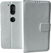 Portemonnee Book Case Hoesje Geschikt voor: Motorola Moto G4 / G4 Plus - Wit
