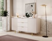 Meubella - Dressoir Nicola - Beige - 150 cm