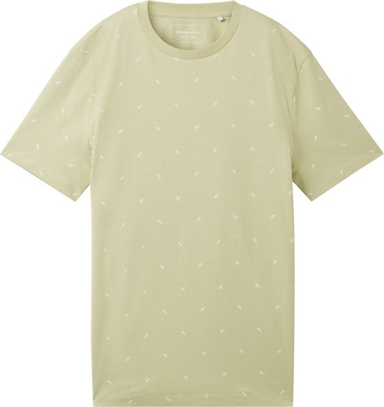 Tom Tailor T-shirt Allover Bedrukt T Shirt 1040860xx12 34832 Mannen Maat - XL