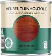 Meubel Tuinhoutolie - licht bruin - teak olie - biobased - 750 ml