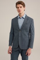 WE Fashion Heren slim fit blazer met dessin