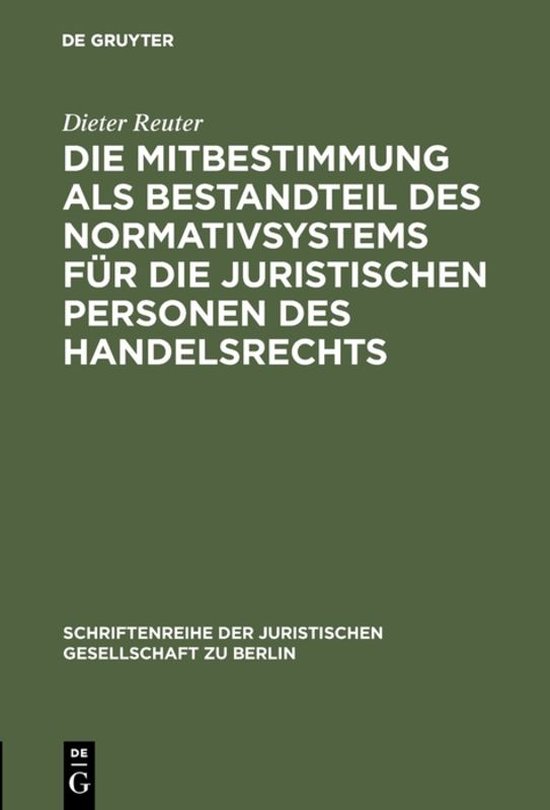 Schriftenreihe der Juristischen Gesellschaft zu Berlin105- D ... - cover