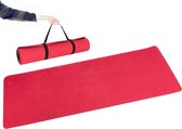New Sports Yogamat - Fitness mat - Sportmat - Fitnessmat - Antislip - Thuisgebruik - 183 x 61x 0.6 cm - Roze/Zwart