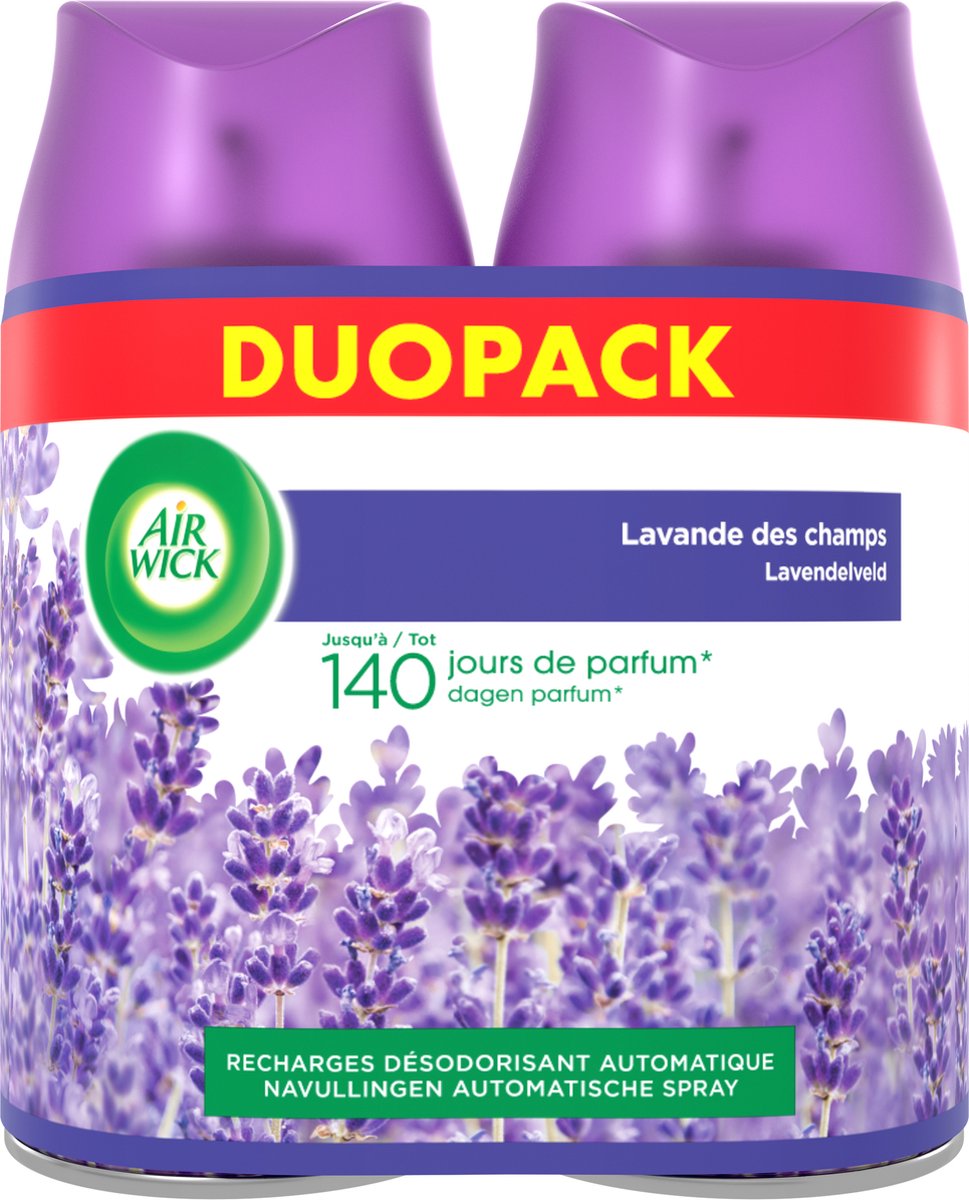 Goedkoopste Air Wick Freshmatic Automatische Spray Luchtverfrisser - Pure Fresh Lavendel - Navulling Bundel