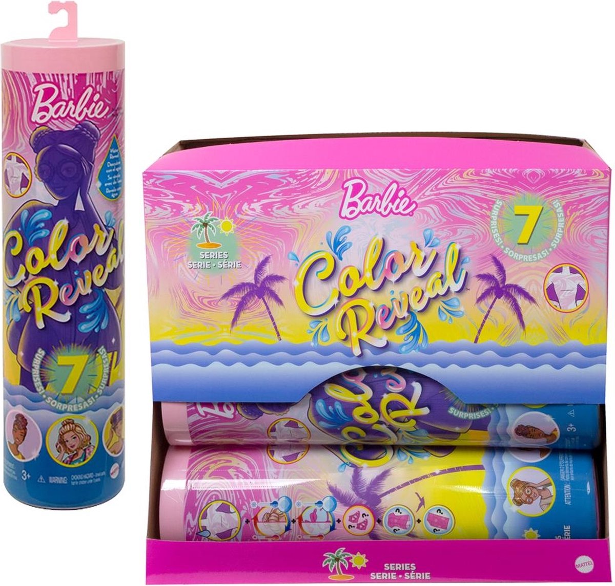 Barbie Color Reveal - Wave 3 - Sand and Sun Series — afbeelding 10