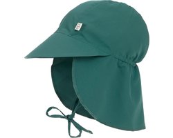 Lässig Splash & Fun Sun Protection Flaphoedje Zonnehoedje met extra lange nekbescherming green, 03-06 maanden Maat 43/45