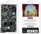 SoSeven, Hoesje Geschikt voor Apple iPhone 11 Pro PREMIUM CRYSTAL JAIPUR Luipaard, Zwart