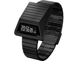 SEKETO CyberTank - Horloge 40mm Zwart Staal OLED
