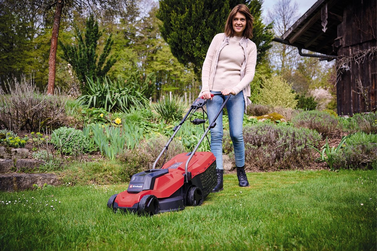 Einhell Elektrische Grasmaaier GC-EM 1000/32 - 1000 W - Maaibreedte: 32 cm - 30 L opvangbak - Aanbevolen gazonoppervlakte: tot 300 m² - Maaihoogte: 30-70 mm – foto 8