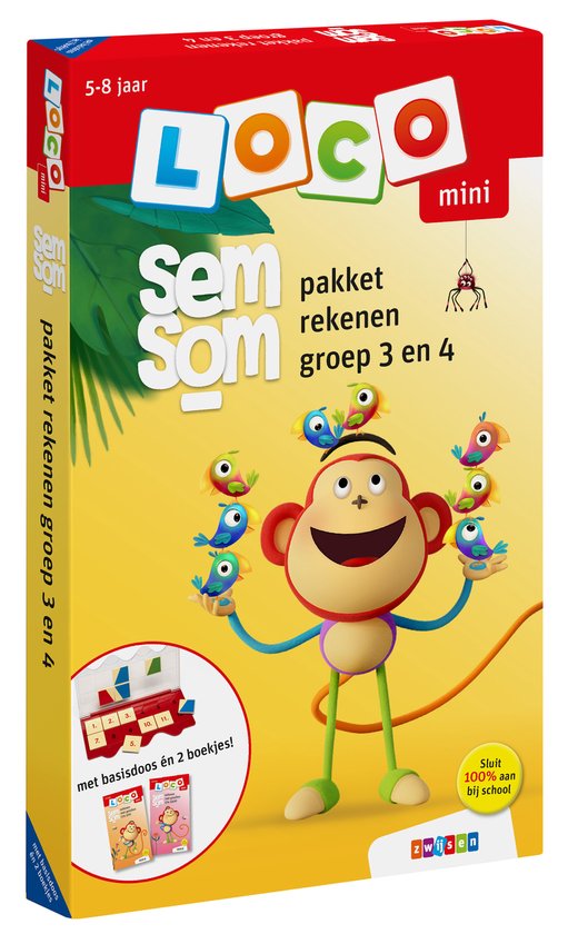 Foto: Loco mini loco mini semsom rekenen groep 3 en 4 pakket