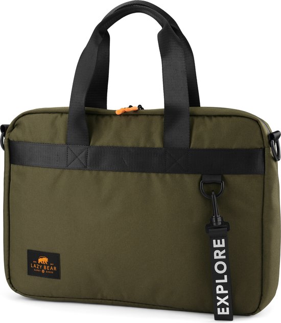 Sac d'ordinateur portable vert Lancy