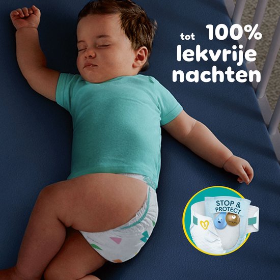 Pampers Baby-Dry - Maat 3 (6kg-10kg) - 222 Luiers - Maandbox - Pampers