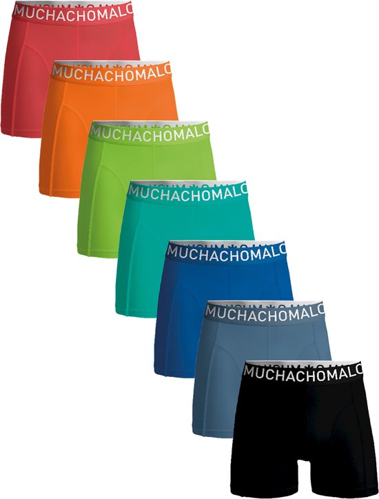 Muchachomalo Heren Boxershorts - 7 Pack - Maat XL - 95% Katoen - Mannen Onderbroeken