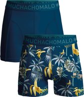 Muchachomalo Heren Boxershorts - 2 Pack - Maat 146/152 - 95% Katoen - Mannen Onderbroeken