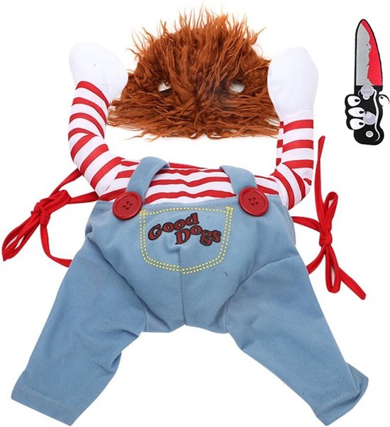 Huisdier Verkleden tot 5 Kilo - Hond - Kat - Hondenkleding - Kattenkleding - Kleertjes - Kostuum - Grappig - Piraat - Verkleden - Horror - Halloween - Verkleedkleding voor dieren