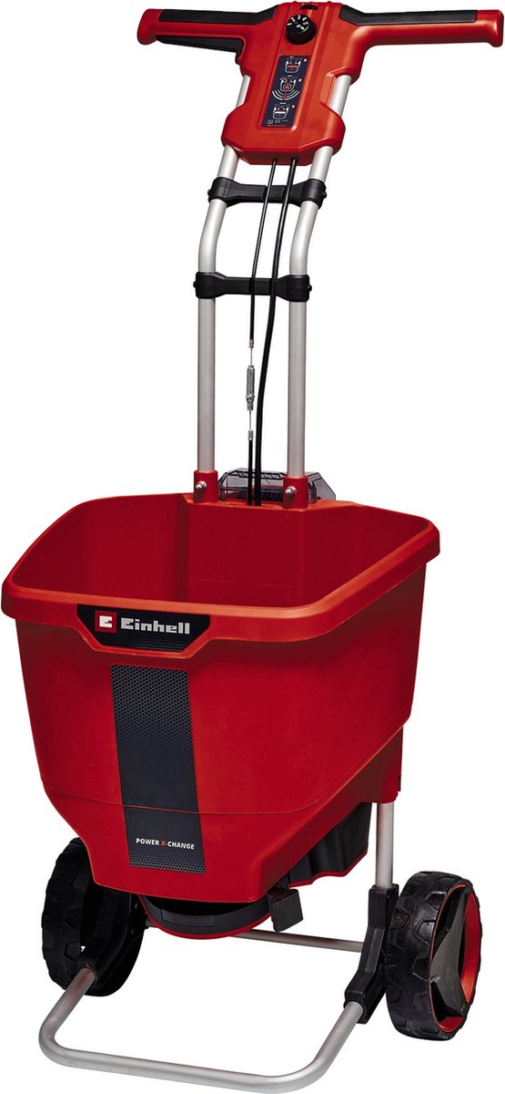 Bol.com Einhell Accu Strooiwagen GE-SR 18/22 Li Solo - Power X-Change - 18 V/Li-ion - 22 L - 6-traps toerentalregeling - 6-traps... aanbieding