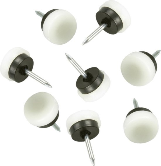 Antikras Meubelbeschermers Rubber Wit Diverse Maten 56 stuks