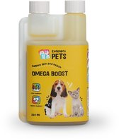 Excellent Omega Boost - Pour la santé physique générale, la peau, le pelage et la digestion - Convient aux chiens - 250 ml
