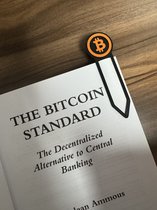 Bitcoin Boekenlegger - Set van 2 - Crypto Munt Boek Leeswijzer Voor Bitcoin Standard Boek | Standaard Crypto Wallet Sleutelhanger Organizer | Bitcoin Wallet Munt Cadeau | 3D Print