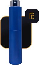 PerfumeBuddy - The Big Buddy® - Parfum Verstuiver Navulbaar - 10ML - Mini Parfum Flesje - Reisflesje - Met Pompje - Matt Blauw