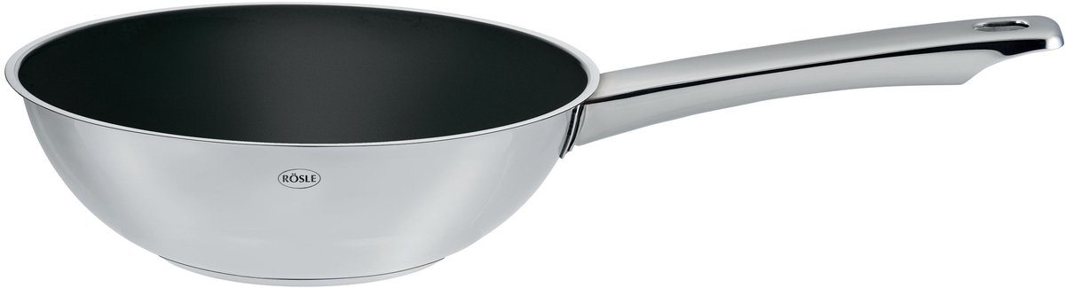 Bol.com Wokpan, 28 cm, RVS, ProPlex Non-Stick - Rösle | Moments aanbieding