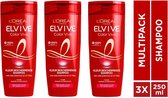 L'Oréal Paris Elvive Color Vive Shampoo - 3 x 250 ml - Voordeelverpakking