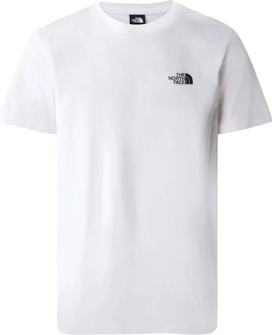 The north face simple dome t-shirt in de kleur wit.