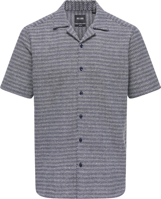 Chemise Homme ONLY & SONS ONSNASH LIFE REG RESORT SS SHIRT - Taille M