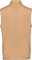 Bodywarmer Heren XXL WK. Designed To Work Mouwloos Camel / Black 65% Polyester, 35% Katoen