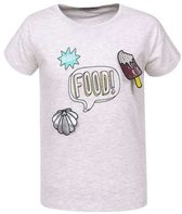 Tee shirt Glo-story gris bonjour food 146