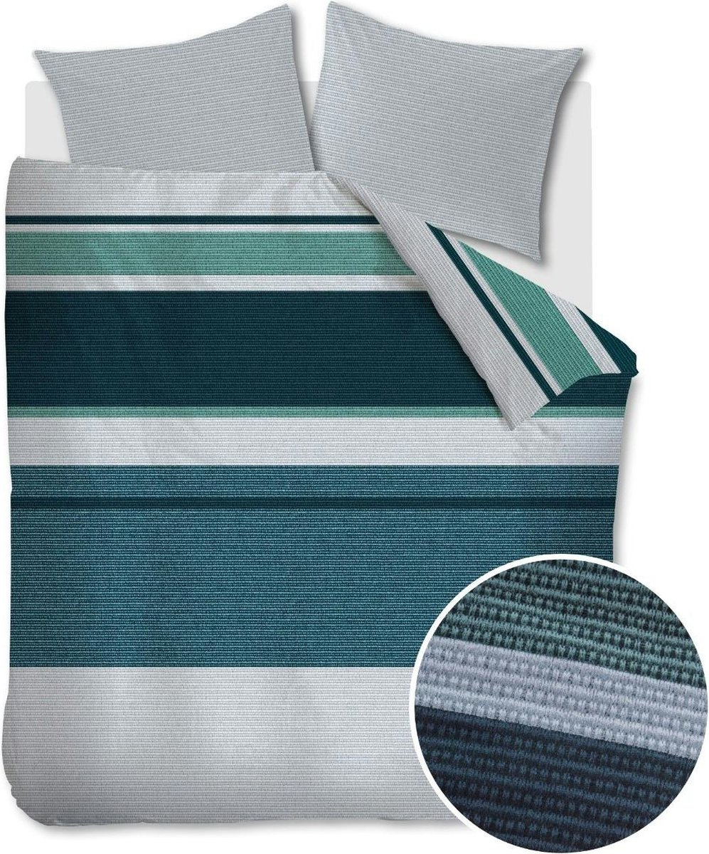 Beddinghouse Raya dekbedovertrek - Lits-Jumeaux - 240x200/220 - Blauw