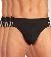 SCHIESSER 95/5 Stretch rio slips (3-pack) - zwart - Maat: 3XL