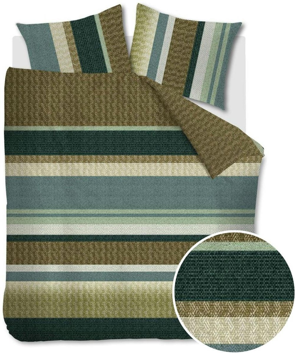 Beddinghouse Jorren dekbedovertrek - Tweepersoons - 200x200/220 - Groen