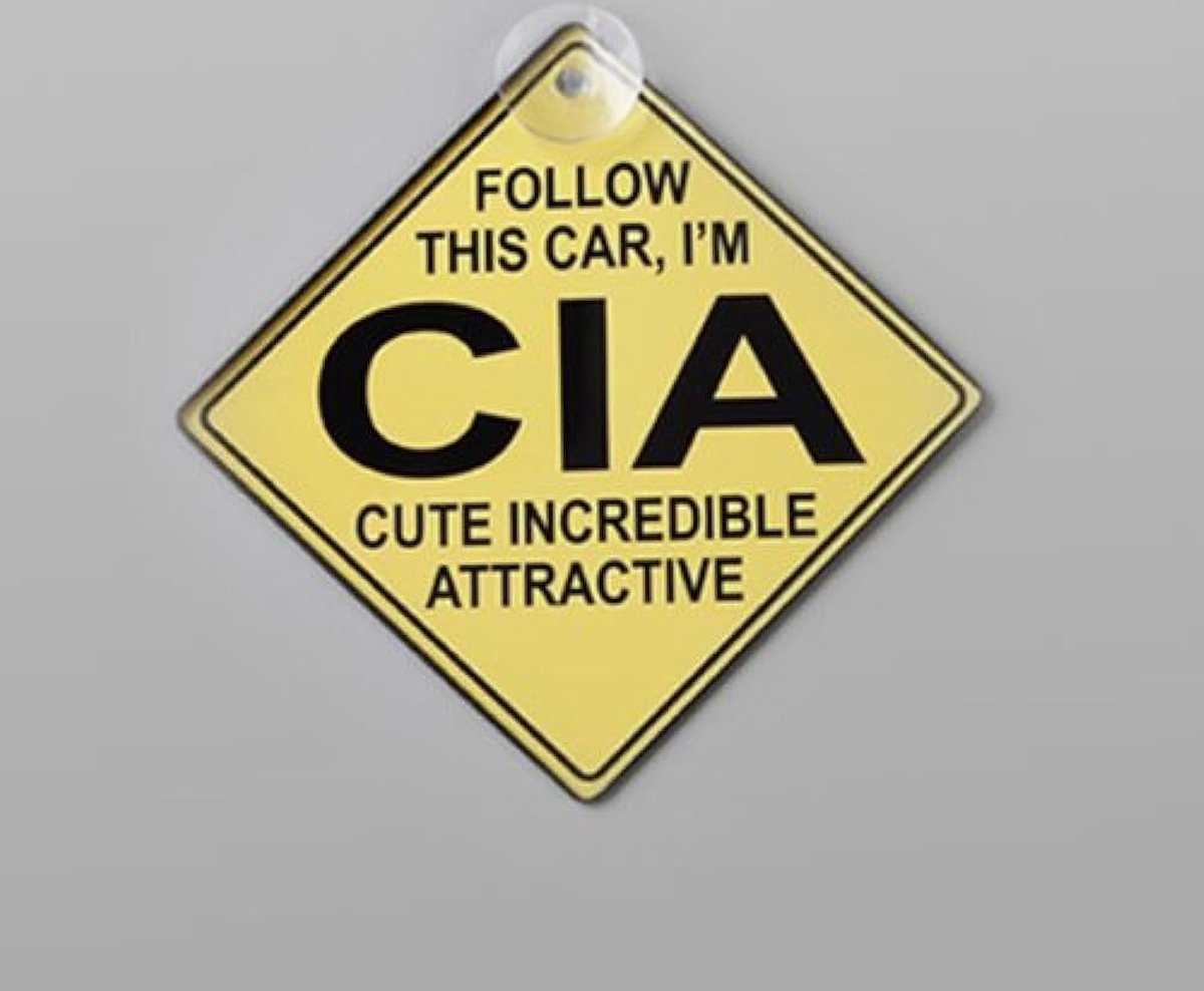 Verkeersbord CIA