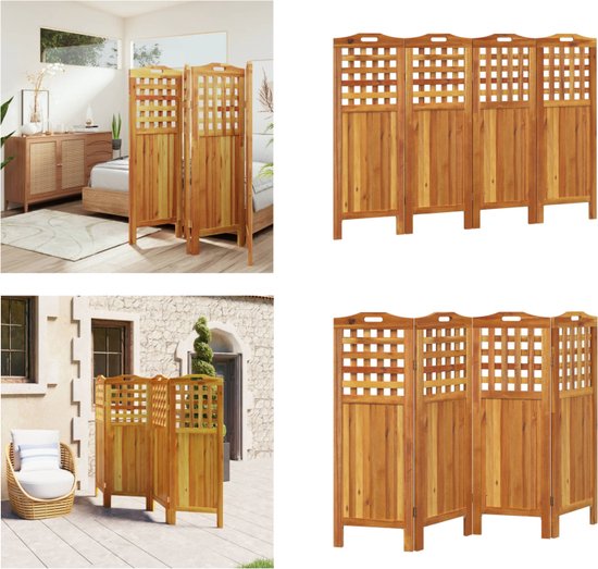 vidaXL Privacyscherm Bruin 79.5 x 50 x 200 cm Massie