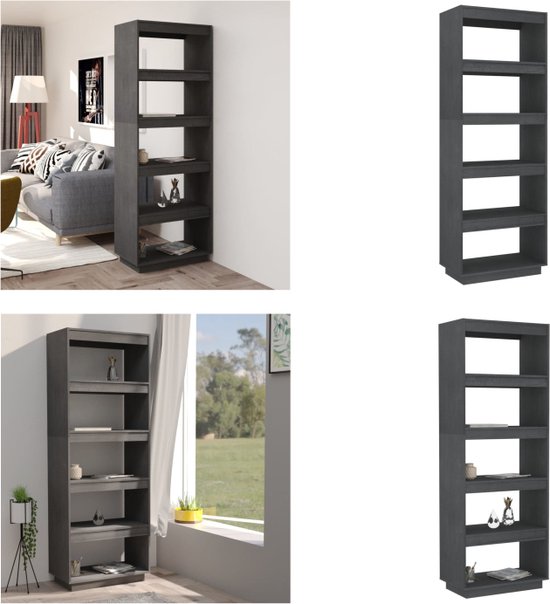 VidaXL Boekenkast/kamerscherm 40x30x103,5 cm massief grenenhout kopen