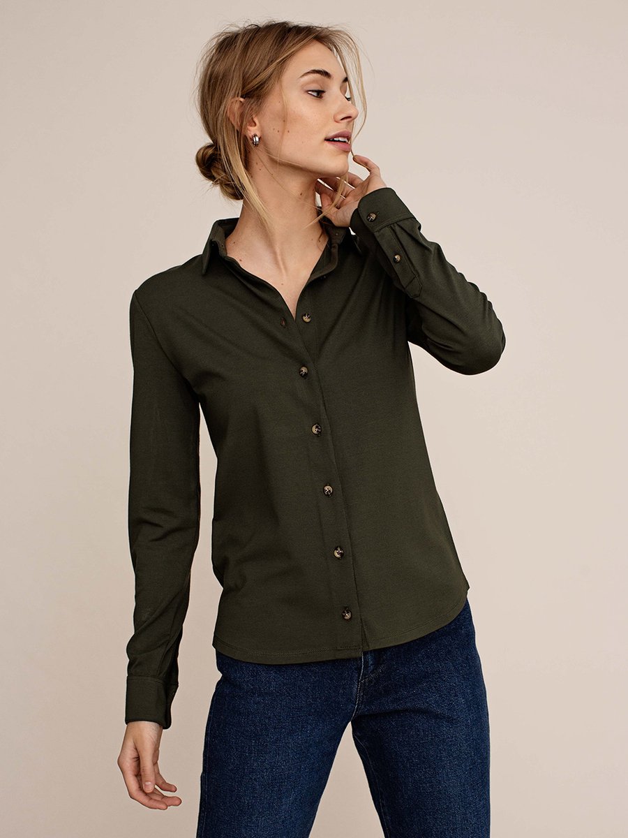 Cedar blouse Olive green / XL