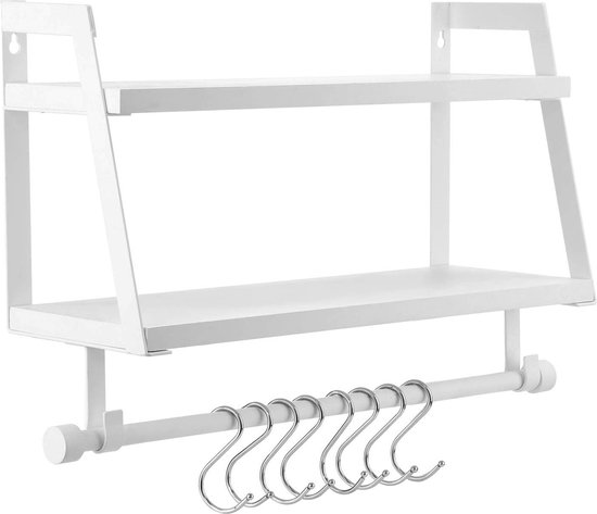 WEMYUFURN Zwevende planken, 2 stuks, glas, 40 x 20 cm, 8 mm, boekenkast, muur, sideboard, planken, wandrek voor woonkamer, slaapkamer en kantoor
