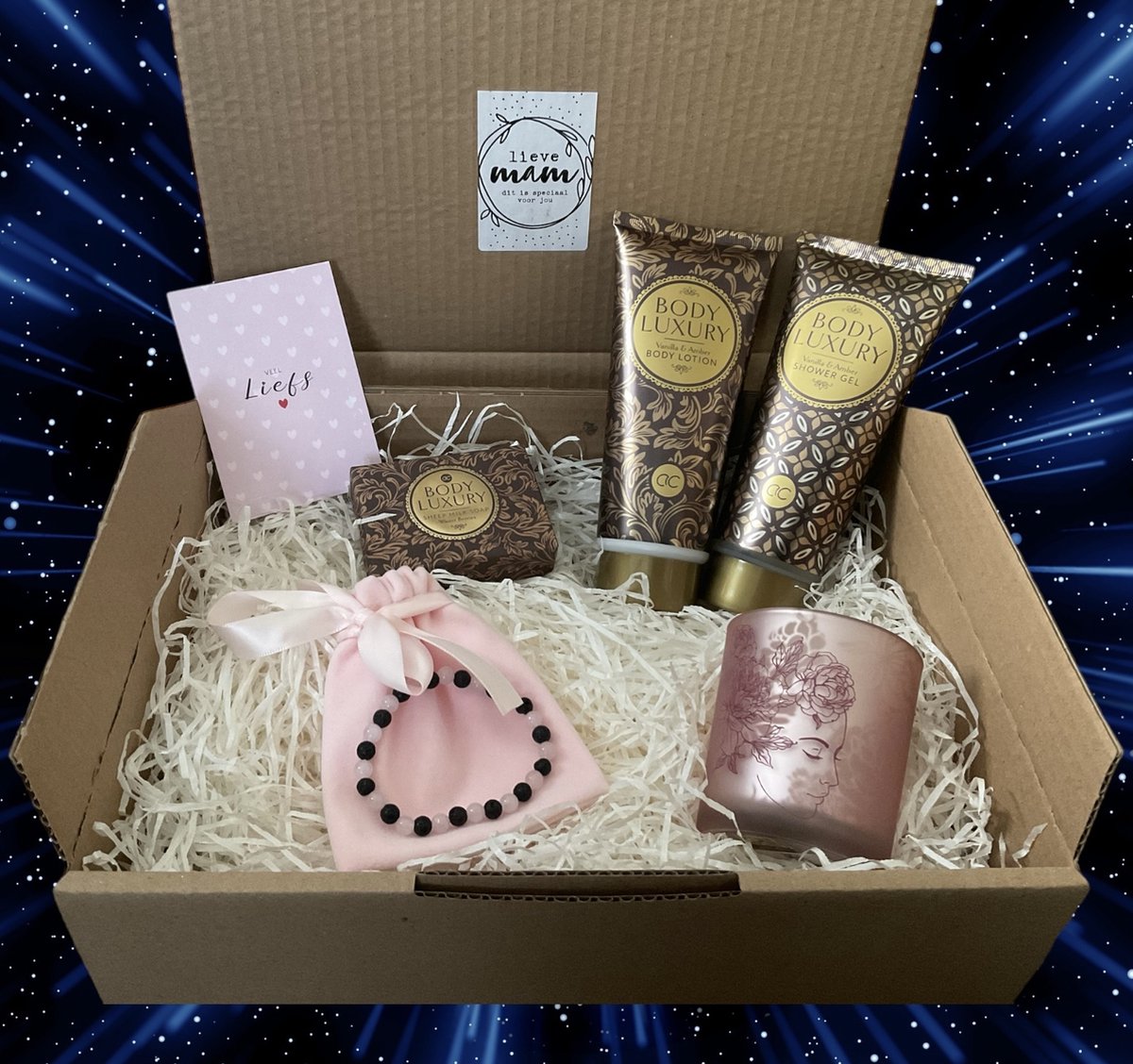 Goedkoopste Veel Liefs - cadeau vrouw - cadeautje Moederdag - kado voor mama - Kerstgeschenkset - Valentijn - Kerst - kerstcadeau- kerstpakket - cadeaubox Moeder