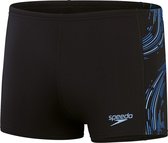 Speedo eco+ tech panel zwemboxer in de kleur zwart.