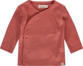 A Tiny Story baby t-shirt long sleeve Unisex T-shirt - berry - Maat 50