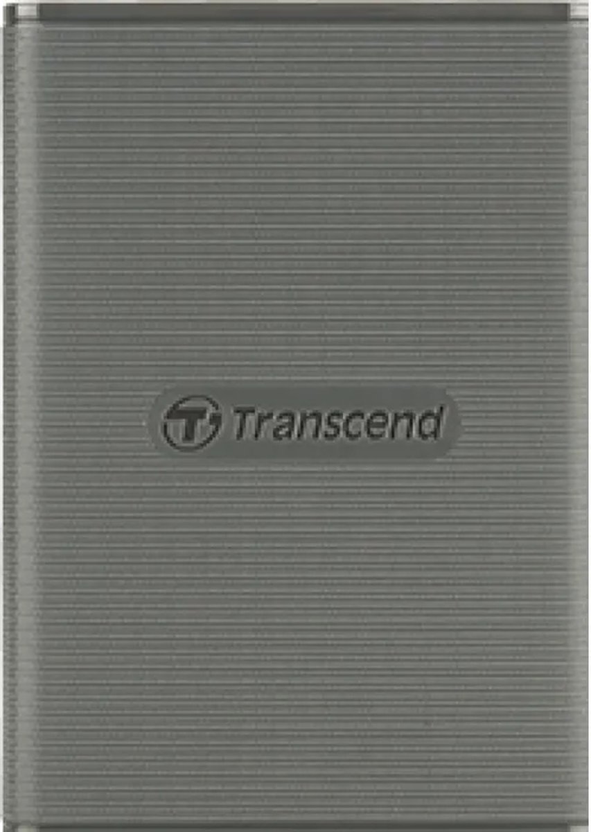 Transcend ESD360C 1 TB - SSD - 1 TB - extern (draagbaar) - USB 3.2 Gen 2x2 (USB-C aansluiting) - 256-bits AES - grijs