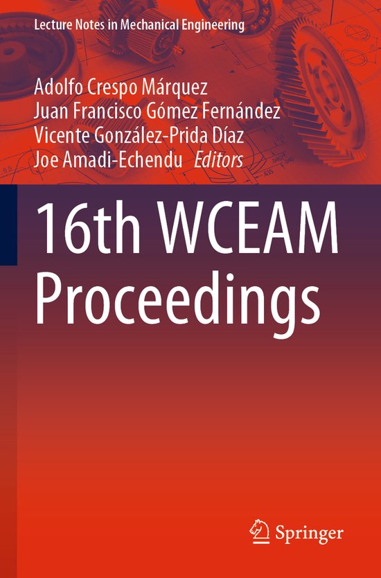 Lecture Notes in Mechanical Engineering- 16th WCEAM Proceedi ... - cover