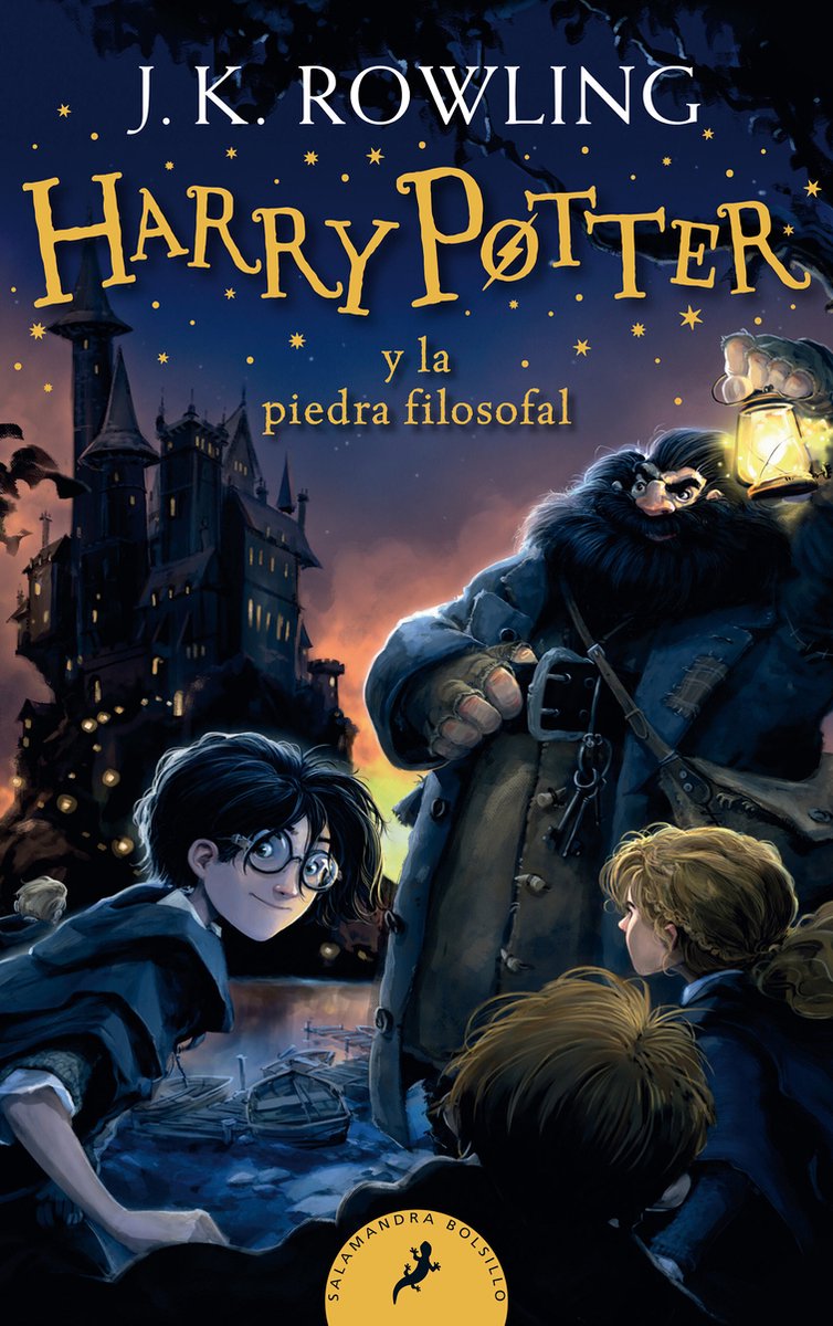 Omslag van Harry Potter y la Piedra Filosofal = Harry Potter and the Sorcerer's Stone