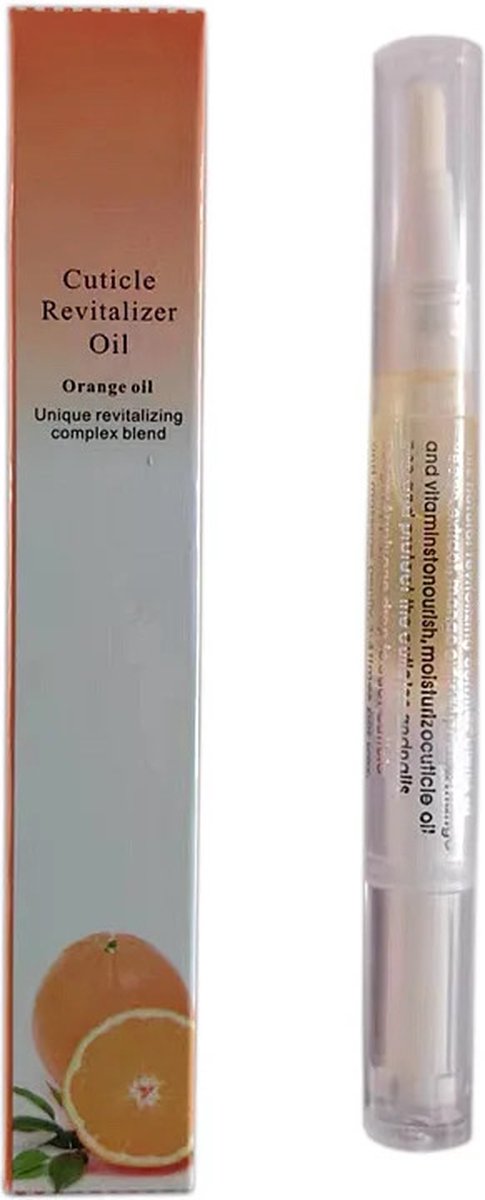 NailGlow- Nagelriemolie Pen - Nagelriem Verzorging Olie - Nagel Riem Cuticle Therapy Oil - Orange- sinaasappel