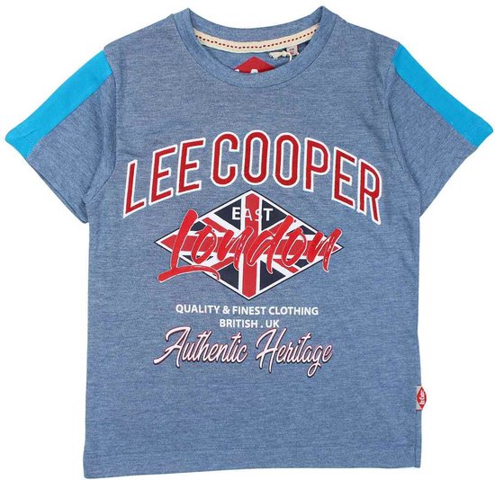 Lee Cooper Shirtje Lee Cooper donkerblauw Kids & Kind Jongens - Maat: 134/140